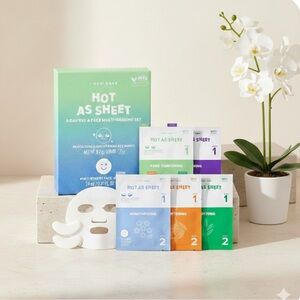 5-Pack HOT AS SHEET Korean Skincare Multi-Masking Set I DEW care